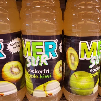 Mer Sockerfri Äpple/ Kiwi SUR    